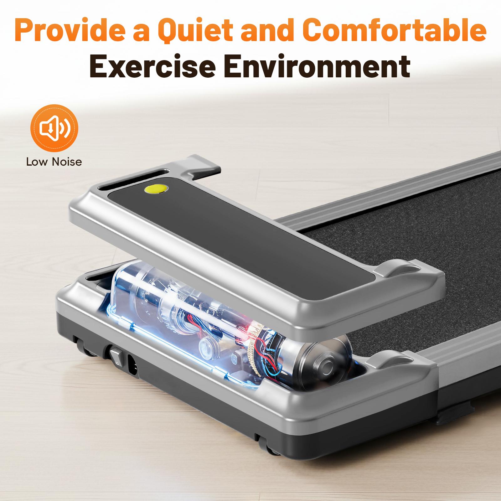 Compact Walking Solution: Under Desk Walking Pad Treadmill with Remote Control, Silent Motor, Portable & Easy Storage Under Bed or Sofa for Home/Office