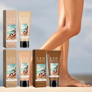 Tanning Cosmetic Foundation Cream - Body Moisturizer, Concealing, Long-Lasting Makeup, Natural Sun-Kissed Skin, Scar & Stretch Mark Coverage