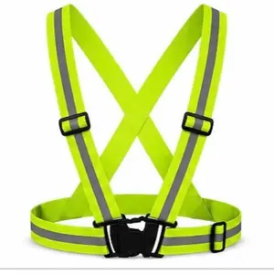 High Visibility Reflective Straps - Easy-to-Use Safety Gear for Construction Workers, Work Accessories with Day-and-Night Visibility Support