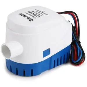 ISURE MARINE 12V Automatic Submersible Boat Bilge Water Pump Latest styles 1200GPH Built-in Auto Float Switch