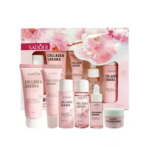 【Mother's Day gift】SADOER Cherry Blossom Travel Set (6-piece) - Deep moisturizing care, rich in cherry blossom essence, suitable for all skin types, an excellent choice for daily skincare, and an ideal Valentine's Day gift