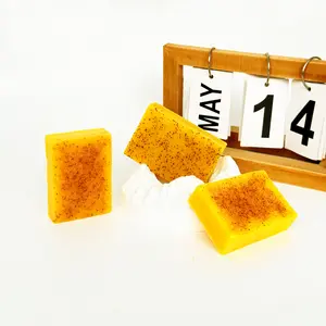 3PCS Turmeric Soap,Deep cleansingSoap,Moisturizing Soap For Face &Body,Body wash & Soap For Women& Men jabon curcuma Body CareComfort Skin Care acid kojic glow bar nurture Moisturizer Cleanser Acne Lemon