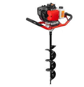 XtremePowerUS 52CC 2-Stroke Gas Powered Earth Auger, Post Hole Digger with 6" Bit