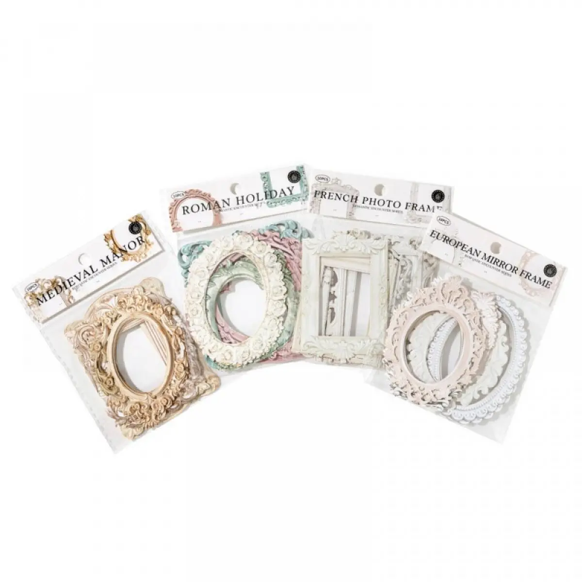 DIY Card Set - 40 Sheets Hollow Relief Collage Cards, Retro Literary-Themed Special Paper for DIY Notebook Decoration Base Use