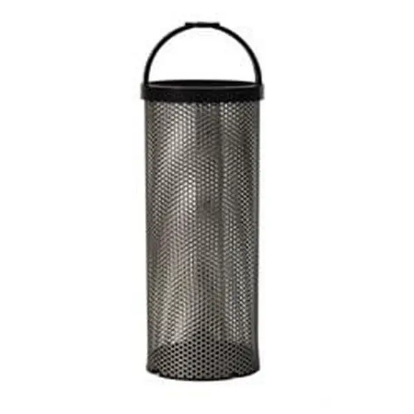 Groco BS-4 Stainless Steel Filter Basket with Improved Handle, Single Home Organizer - 2.6x7.5 in, 0.3 lbs, With Handle