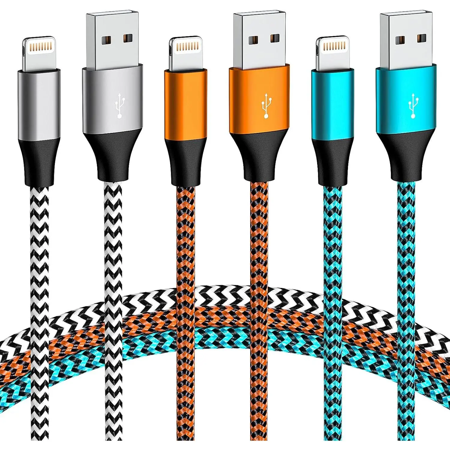 iPhone Charger,Compatible for iPhone Charger,3Pack 3FT Fast Chargers Lightning Cable for iPhone 14/13/12/11/Xs/XR X/8/7/iPad iPod AirPods