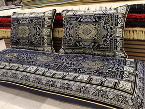 Luxury DARK NAVY Afghan Toshak Cover Set N02 | Velvet High Quality | Custom Made Toshak Set