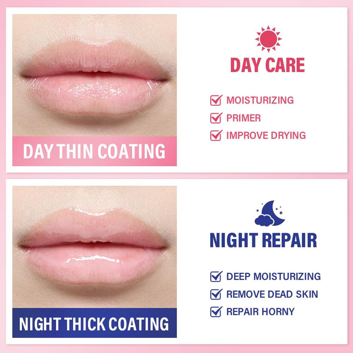 Watermelon Overnight Hydrating Lip Mask for Dry & Cracked Lips，Daily Skincare Product, Lip Plumper