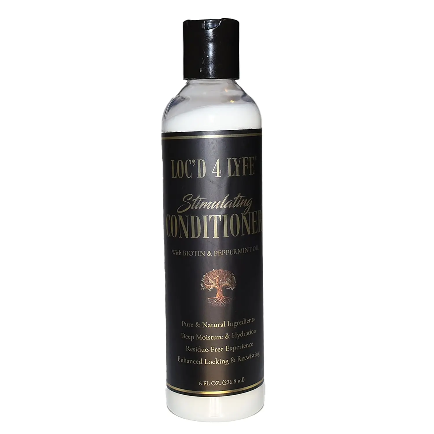 Scalp Relief Conditioner for Locs & Braids - Loc’d 4 Lyfe by Gold Banner Beauty - 8 oz – Invigorating Peppermint & Tea Tree Oil for Nourishing Scalp Relief | Refreshes, Revives & Soothes | Tingling Sensation for Healthy Hair
