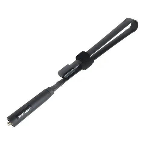 TIDRADIO High Gain Soft Whip CS Tactical Antenna, SMA-Female, 18.8-in, Foldable, VHF/UHF 144/430MHz, Strong Signal Reach, for Baofeng UV-5R BF-F8HP Pro 5RM UV-21R K5PLUS GM-15Pro AR-152 UV-5G Plus Accessories - 2 Pack