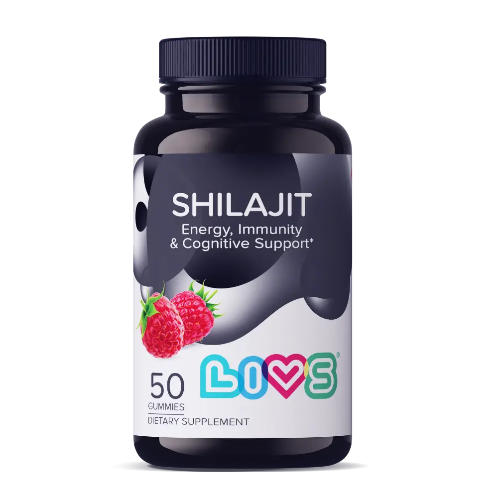 LIVS Gummy Vitamins Shilajit Gummies - Natural Flavor, 100g Packaging