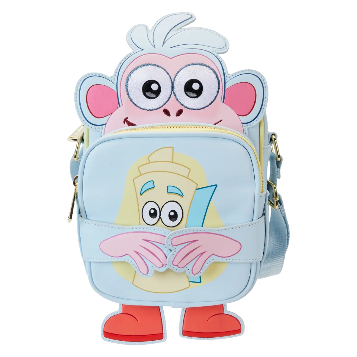 Dora the Explorer Boots Crossbuddies Cosplay Crossbody Bag with Coin Bag
