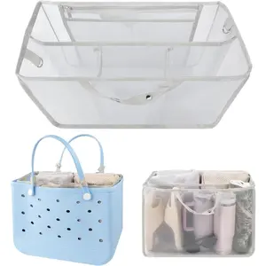 Beach Bag Organizer Lightweight Handbag Organizer for X Large Bag Accessories Inserts  XL Mesh Insert Divider Pouch