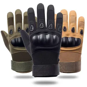 Outdoor Tactical Gloves for Sports & Military Enthusiasts – Heavy-Duty Riding Gloves with Anti-Slip Palm, Shock-Absorbing & Breathable Design, Perfect for Hiking, Camping, Motorcycle & Motocross