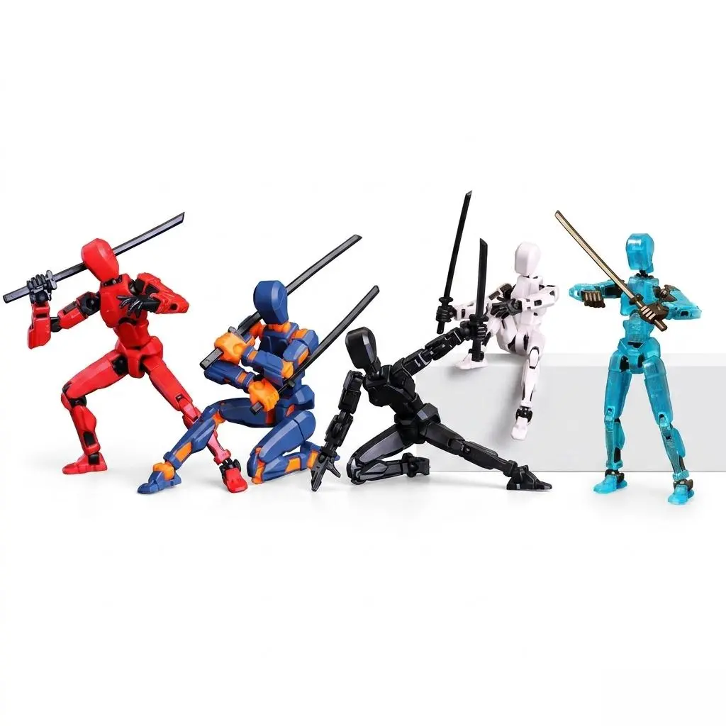 AOTAROW Assembled T13 Action Figures - Multi-Jointed Articulating Collectible Toyset, Poseable Collectible Desktop Decoration, Teenage Boy Gifts