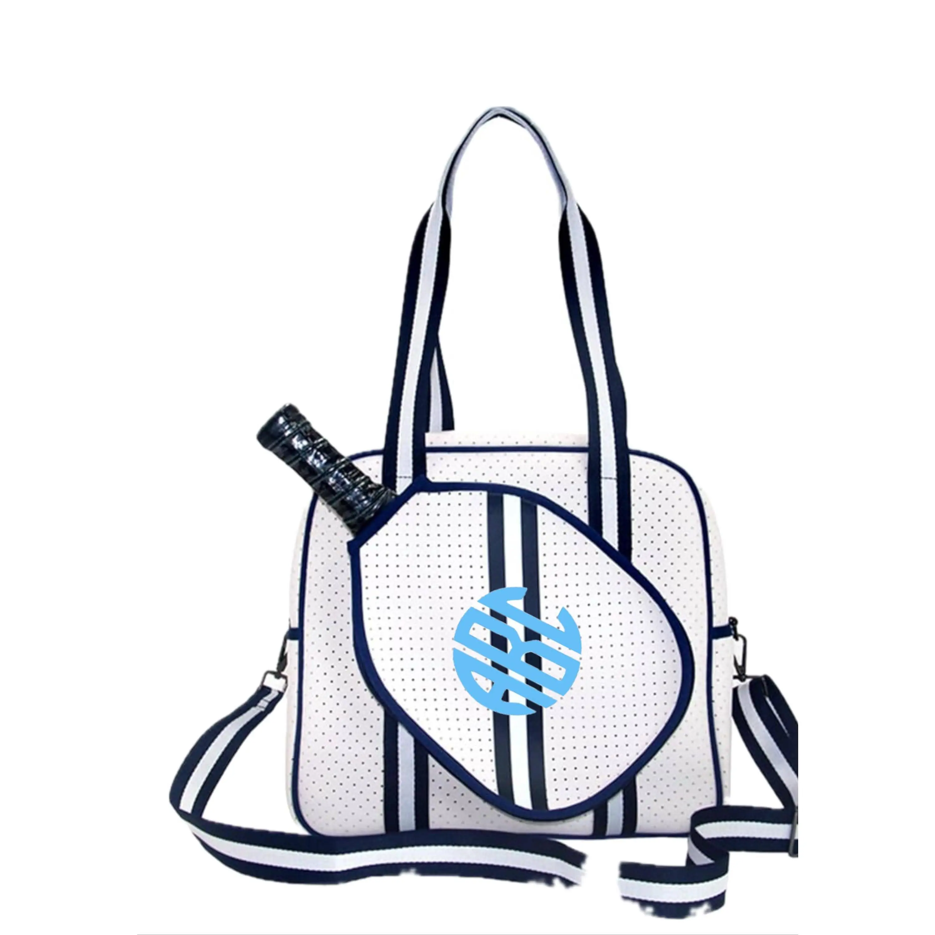 Personalized Embroidered Water-Resistant Neoprene Pickleball Tote & Sling Bag - Bowling Balls Compatible, Unique Motion, Enhancing Control, Lowest Differential, Patent-Pending Duality Core (Sorority Gift)