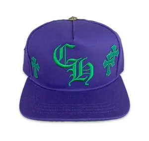 Chrome Hearts Cross Patch Hat 'Purple' - Lightly Worn