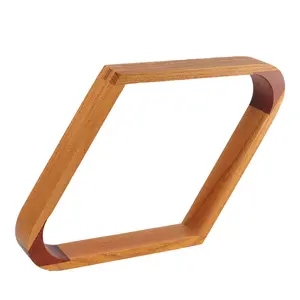 2-Tone Solid Wood Billiard Pool  9-Ball Diamond Pool Ball Racks