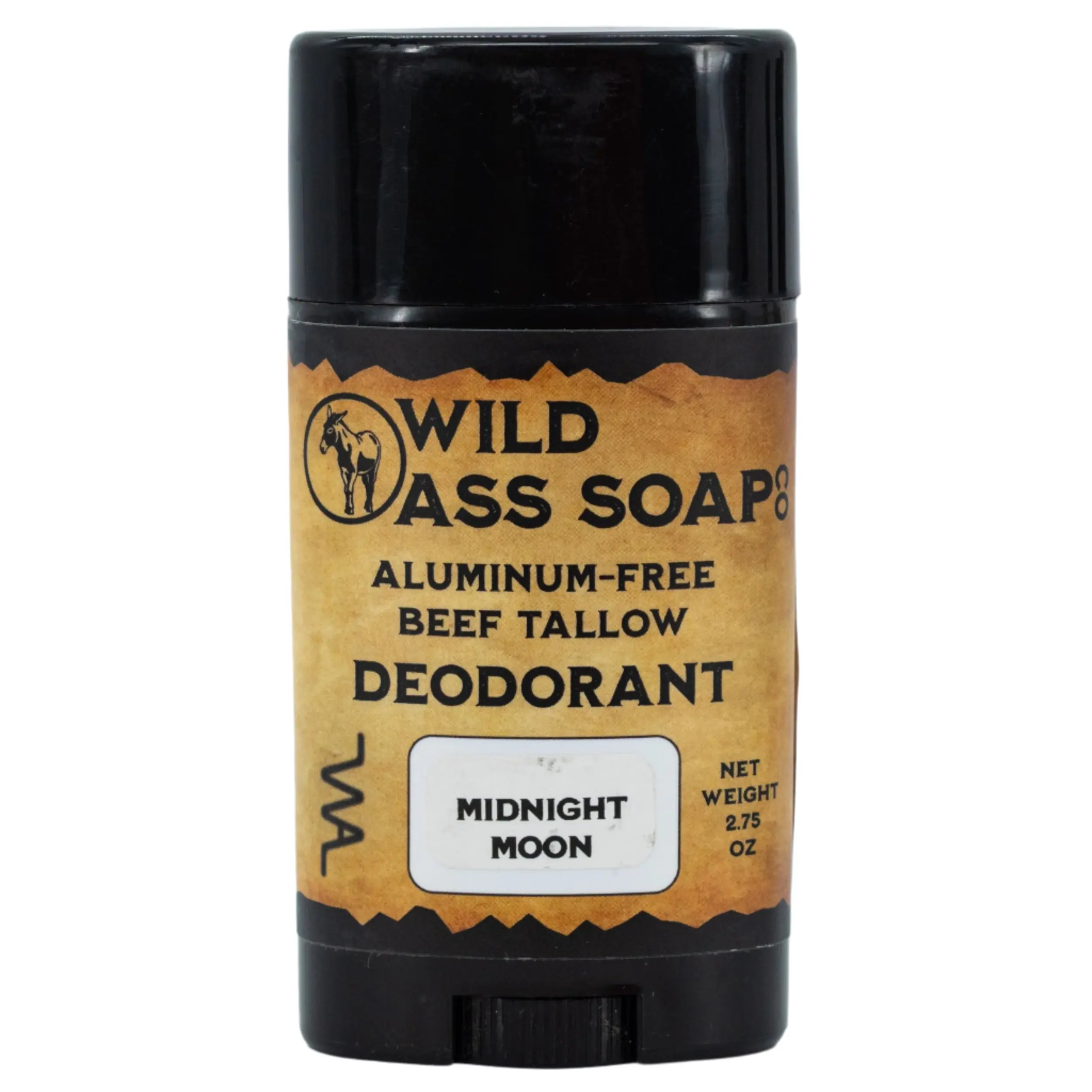 Aluminum-Free Midnight Moon Beef Tallow Deodorant | 2.75 oz | Wild Ass Soap
