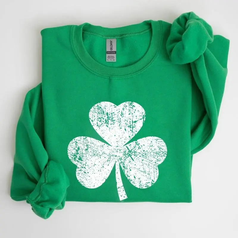 Vintage Shamrock, St Patrick's Day Sweatshirt