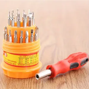 31 in 1 magnetic screwdriver set, with anti-slip handle, small screwdriver maintenance tool kit, suitable for iPhone, iPad, computer watch, glasses, camera, electronic products