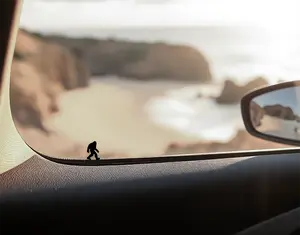 Bigfoot Sasquatch Easter Eggs Decals for Cars, Trucks, Water Bottles & Laptops - Fit Design, High-Quality Decoration