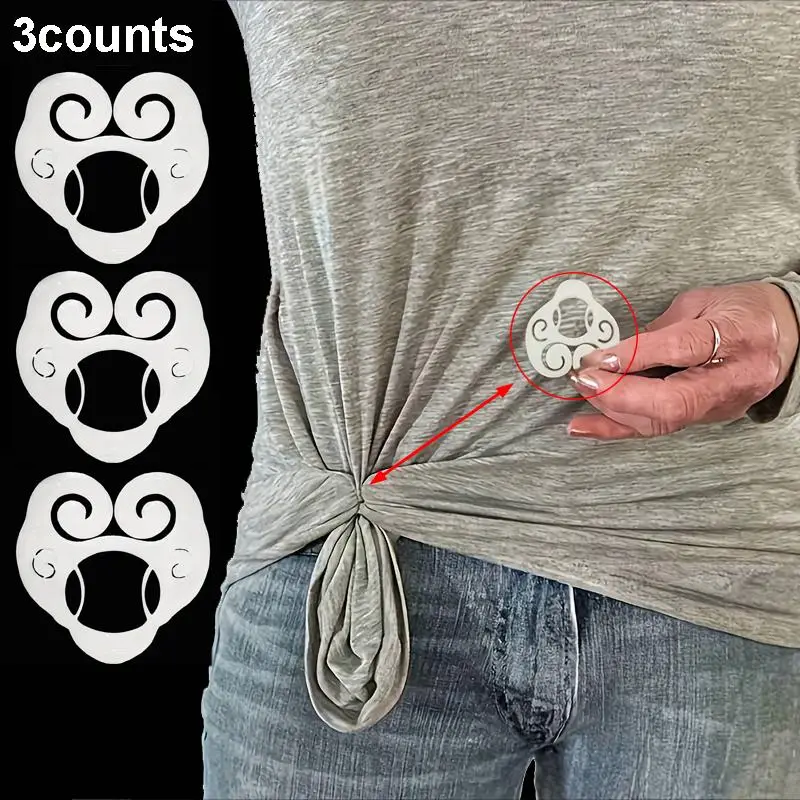 Women's Shirt Button, 3 Counts White Multifunctional Fashionable Hearts Shirt Button for Beginner Sewing Projects, Cinch Clip, Multifunctional Shirt S