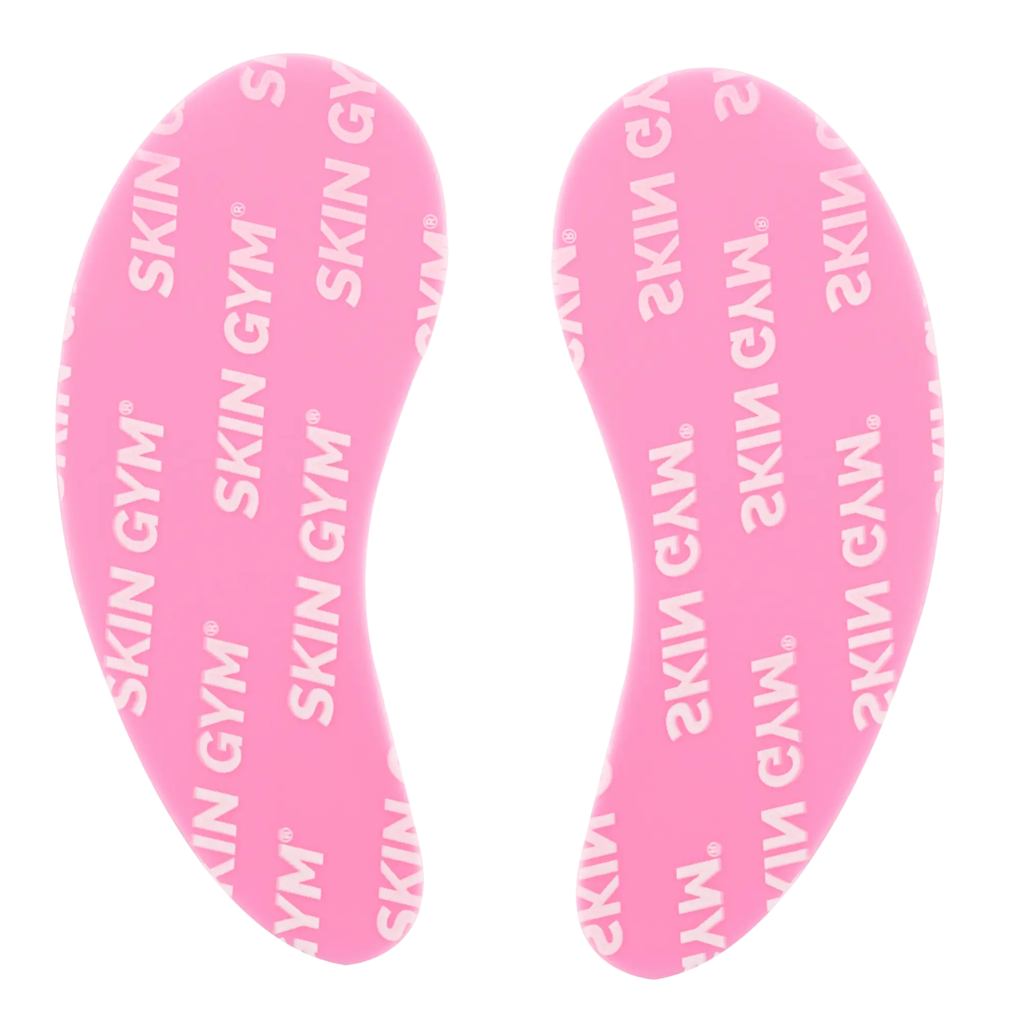 Skin Gym Reusable Eye Patches - Pink Silicone for Comfort and Skin Care