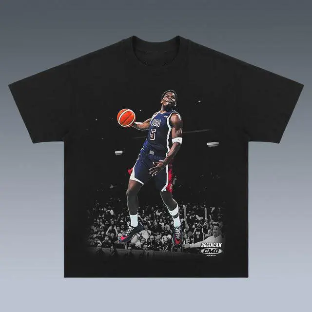 Anthony Edwards Vintage-Inspired T-Shirt, SLAM Cover T-Shirt, Unisex Sports Tee, Vintage Retro Basketball Streetwear, Gift