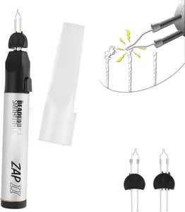 Thread Zap - 5.25 Thread Burner - Plus 2 Pack Replacement Tips Included - Trim,  and Melt Thread with one Touch, Ideal for Finishing Bead Weaving and stringing Projects