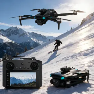 Drone Foldable s159 uav drone, with 2 batteries, capable of meeting long-duration flight requirements.HD camera, portable for outdoor travel VLOG shooting. 8-blade propeller. Suitable as gifts for Halloween, Christmas, etc. Ideal for beginners.