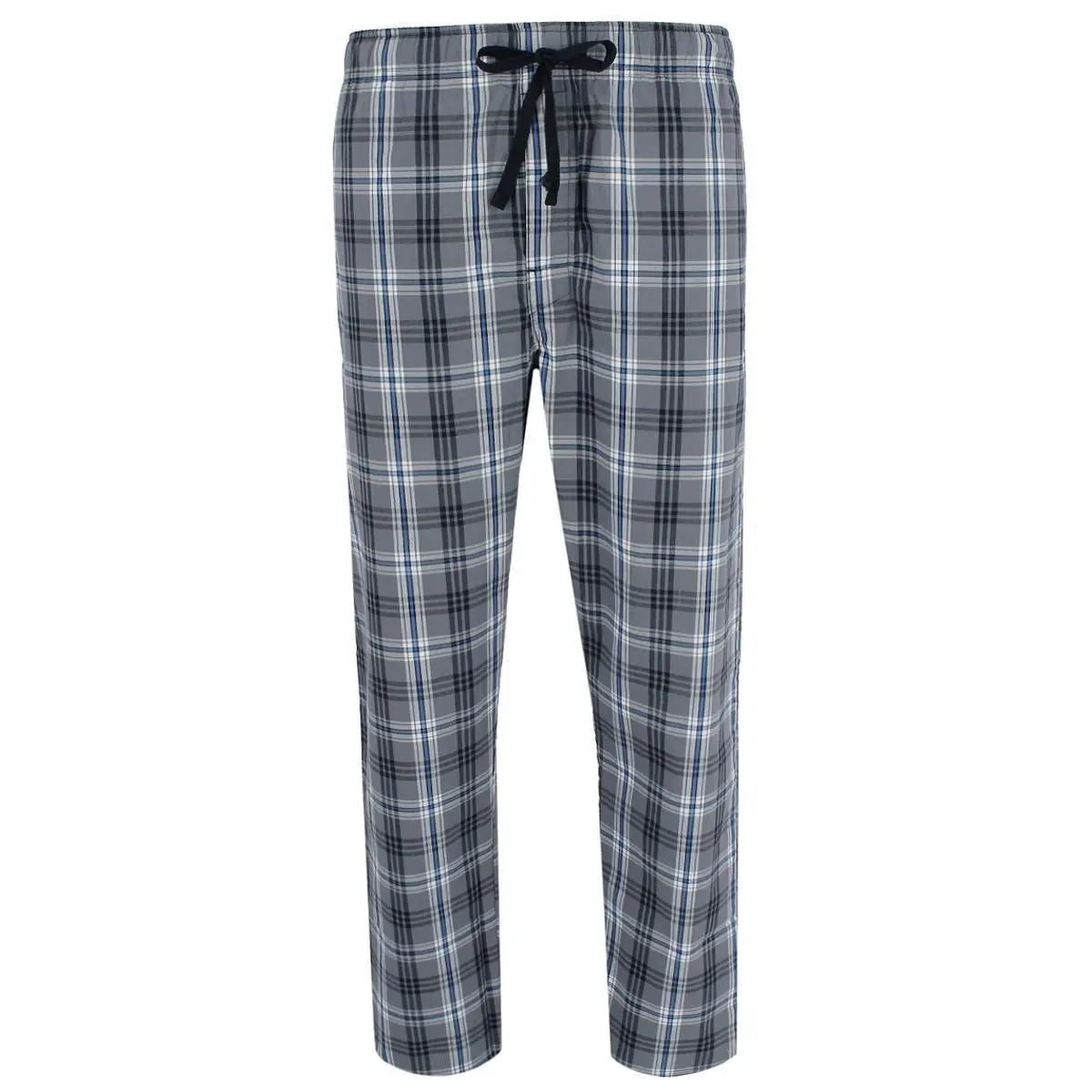 Hanes Men's Tag-Free Comfort Flex Gingham Fabric Pajama Lounge Pant - Menswear Nightwear for Day & Night Use