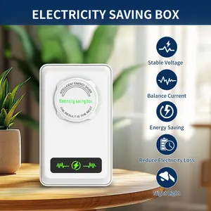 Home Smart Energy-Saving Control Device Long-Lasting Stable Power Savings Overload Auto-Alert Electricity Bill Reduction for Home Energy Conservation