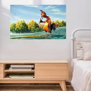 Chicken Joe Flag 3x5 Ft Printing Hd Patterns Flags  Xavier Wulf Tapestry Funny Flags Banner Man Cave University Dormitory Family Colorful Decor Room