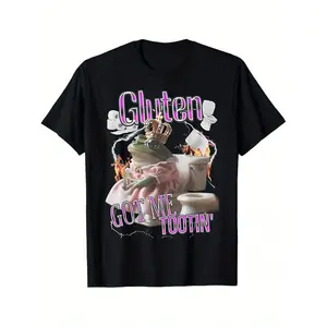 Humorous Gluten Intolerance TShirt with Sarcastic Quote and GlutenSensitivity Humor for Celiac and GlutenFree Enthusiasts