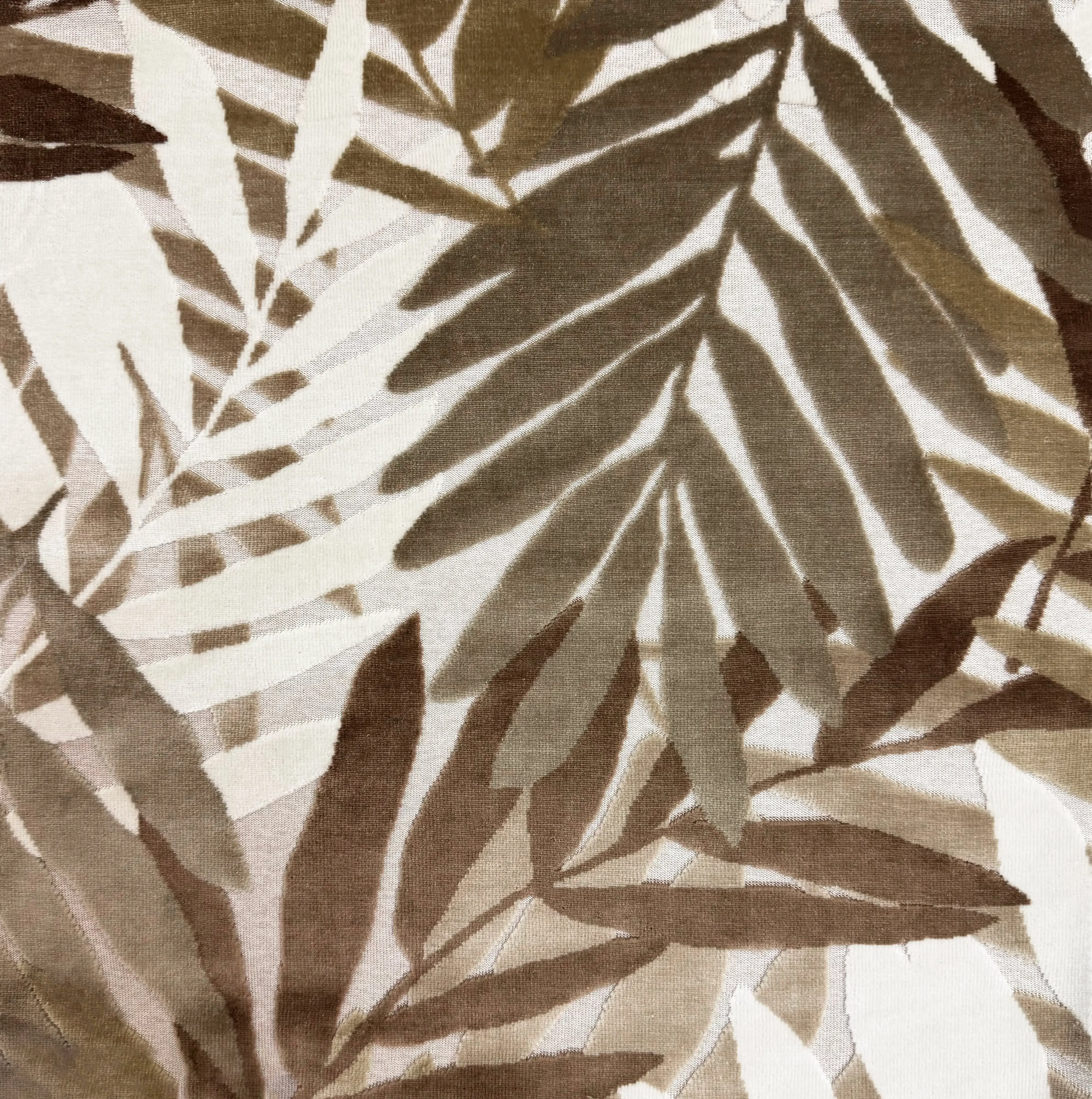 PALMA - LUXURIOUS BOTANICAL CUT VELVET UPHOLSTERY FABRIC BY THE YARD
