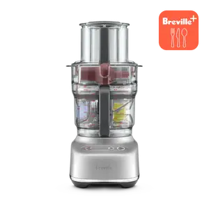 Breville the Paradice 9 Food Processor with Onboard Storage Caddy & 4.7" Feed Chute for Precision Dicing and Easy Food Preparation