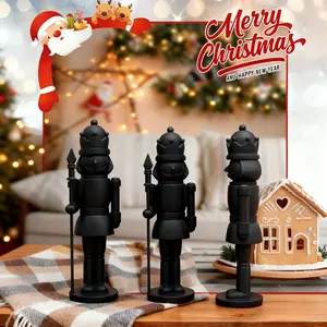 Unique Nutcracker Soldier Statue, Resin Nutcracker King Decor, Home Office Party Desktop Decoration, Christmas Ornament, Perfect Holiday Gift