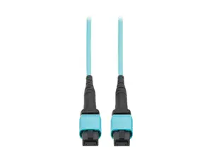 Tripp Lite N845A-02M-12TAA 100G Multimode 50-125 OM4 Plug-and-Play Fiber Optic Cable - 2m Length, Equipped with Connector, Plug-And-Play Optical Cables