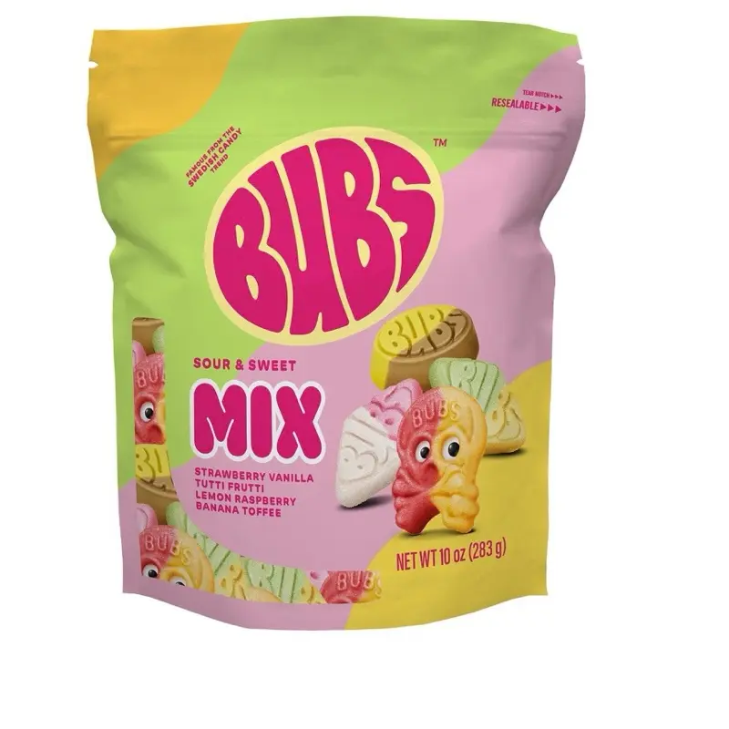Bubs Swedish Variety Mix Gummy Candy, 21 oz