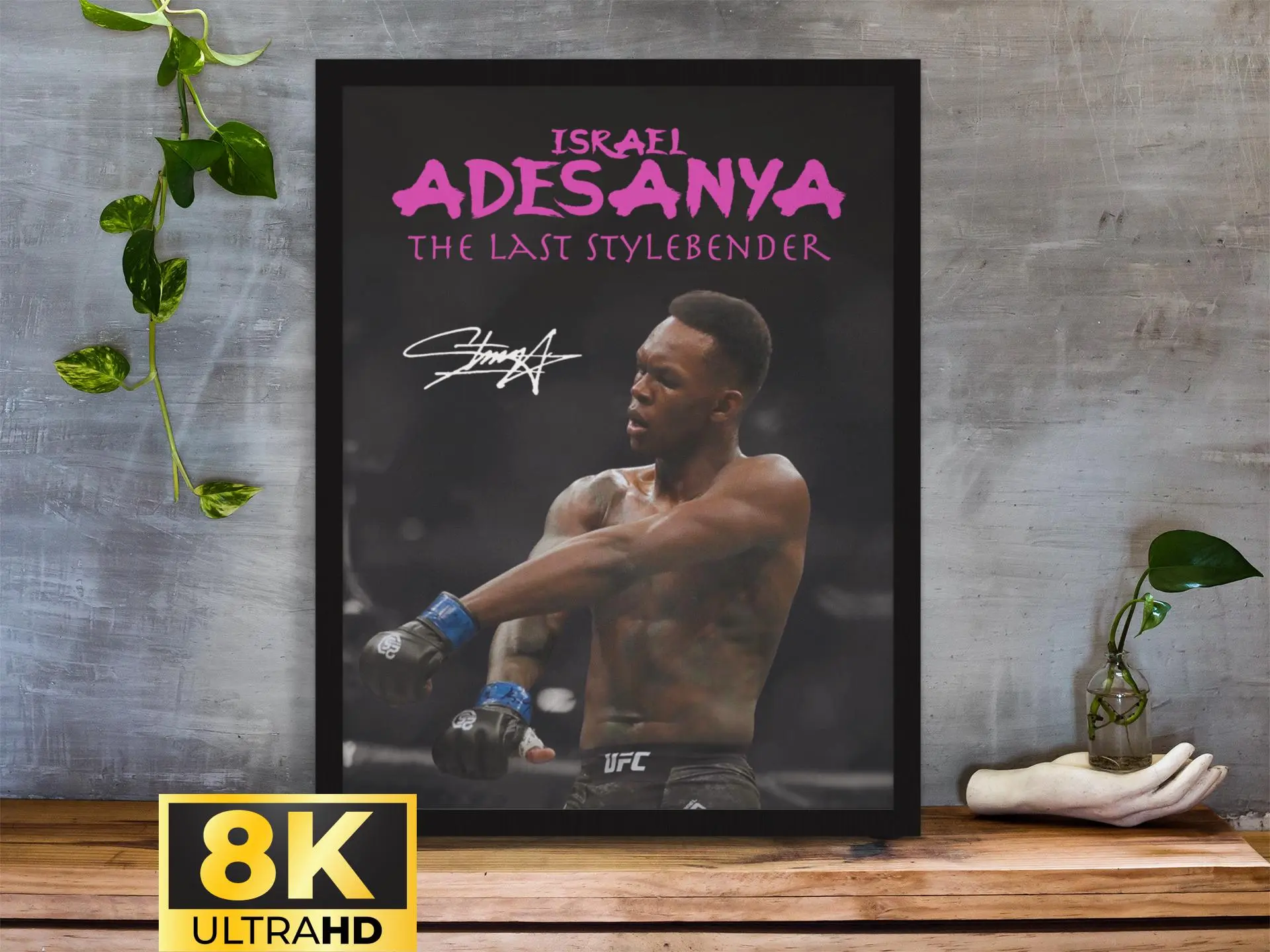 Israel Adesanya, POSTER UNFRAMED , The Last Stylebender, UFC POSTER UNFRAMED , POSTER UNFRAMED  Ideas, Motivational POSTER UNFRAMED , UFC Fighter POSTER UNFRAMED s, Wall Decor, MMA POSTER UNFRAMED