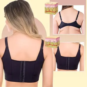 Springtok Back Fat Comfort Seamless Bra Plus Size Plain Bra with Adjustable Straps, Bombshell Design, Breathable Fabric for Everyday Wear - Women
