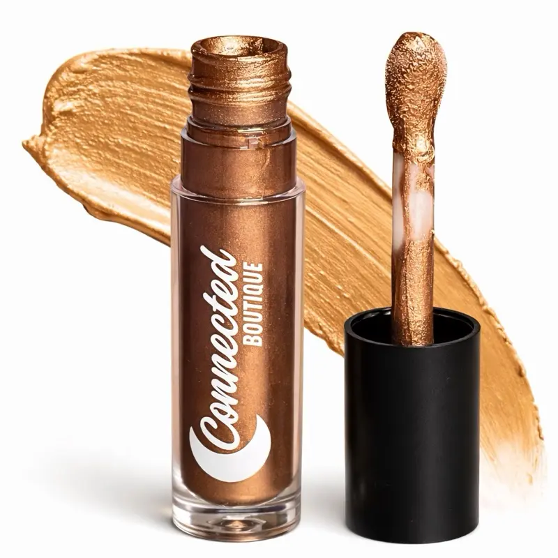 Connected Boutique- Manifest lip gloss metallic gold hydrating lipgloss