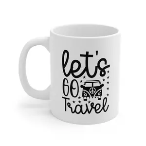 Lets Go Travel 11oz Ceramic Travel Mug