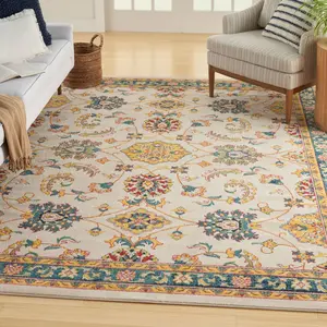 Nourison Essentials Floral Persian Indoor Outdoor Rug