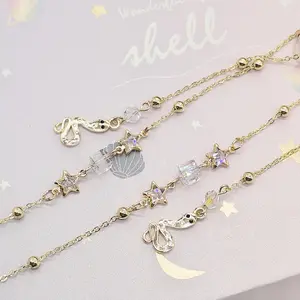 Stylish Women's Glasses Chain - Eyeglass & Sunglasses Chains Holder for Around Neck, Eyewear Retainer Strap(Zircon Snake)