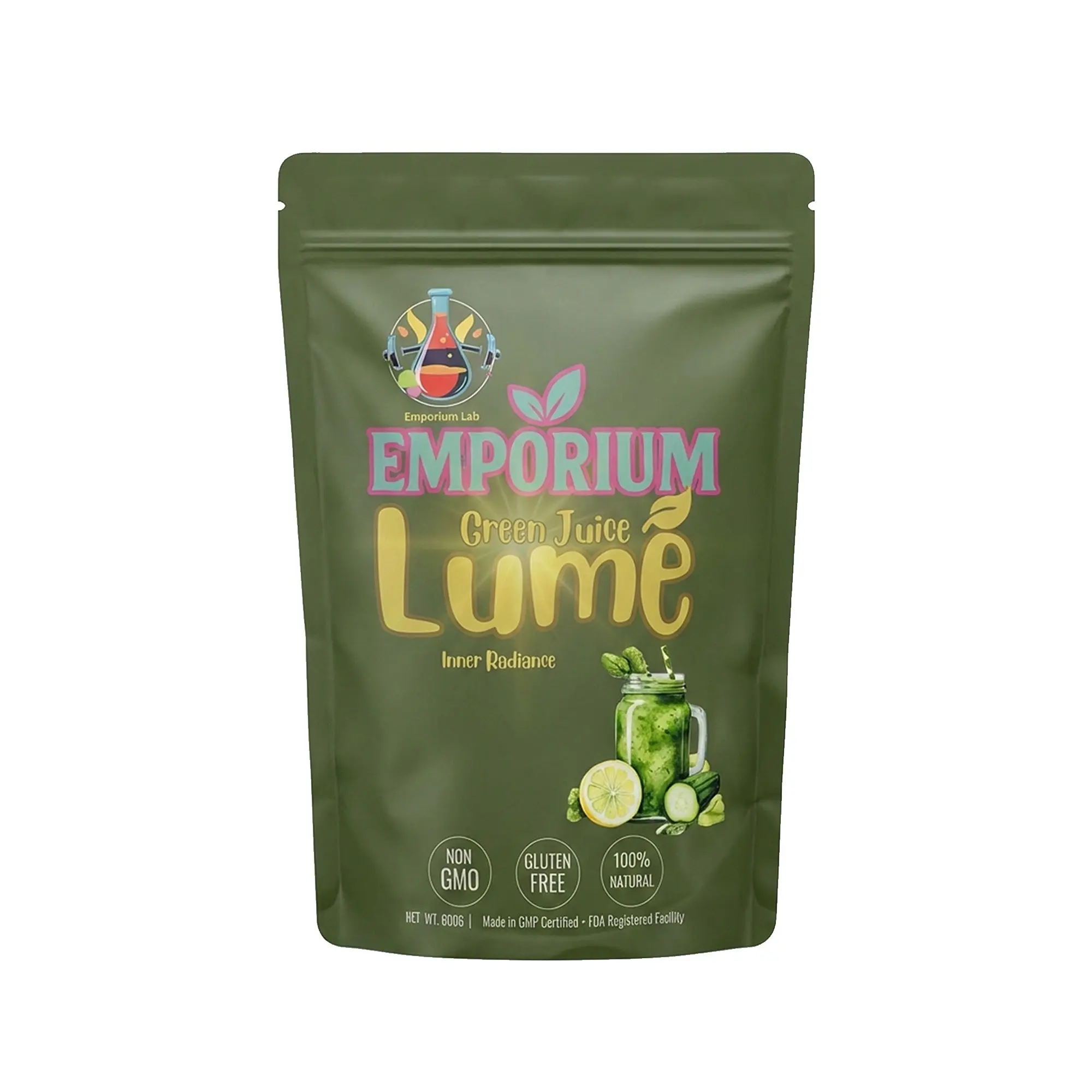 Emporium Lume Greens Superfood | Organic Greens & Superfood Powder | 10g Fiber + Probiotics 20B CFU | Keto · Gluten Free · No Artificial Ingredients | 30 Servings