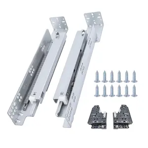 21-Inch Soft Close Undermount Slides, Pack of 2, Full Extension, KCMA Approved, 150 lb Capacity