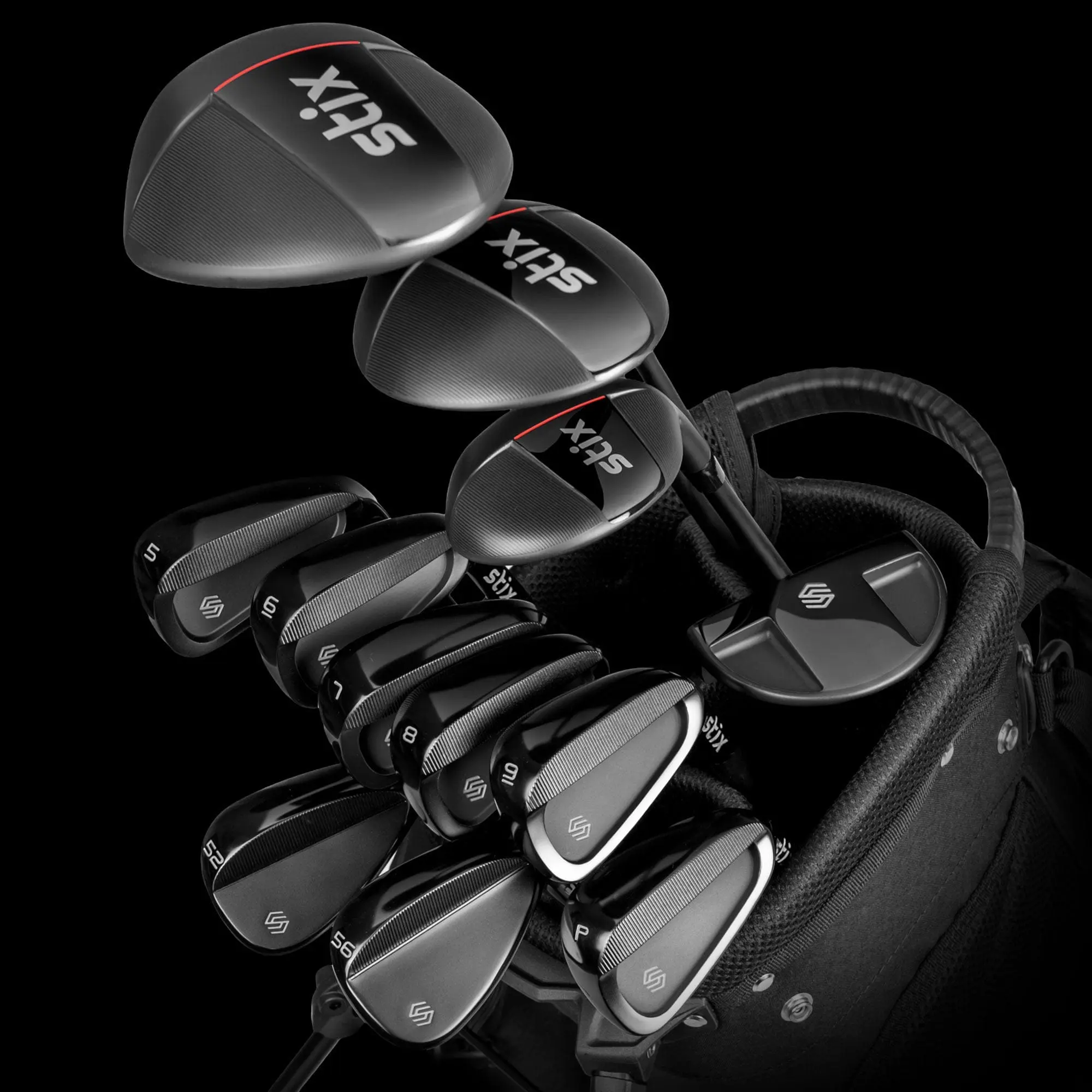 P02 Golf Performance Club Set - Steel, Award-Winning Mallet, Carbon-Fiber Crown, Graphite or Steel Options, Higher-Launching Irons, Golf Performance Club Sets, Refined Acoustic Ribs, Titanium Sweet Spot, Forgiving Clubs, Steel Shafts