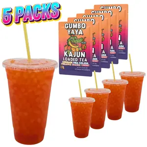 Kajun Loaded Teas Gator Grab 5 packs of your favorite flavors of tea bombs mega teas herbal energy flavor beverages